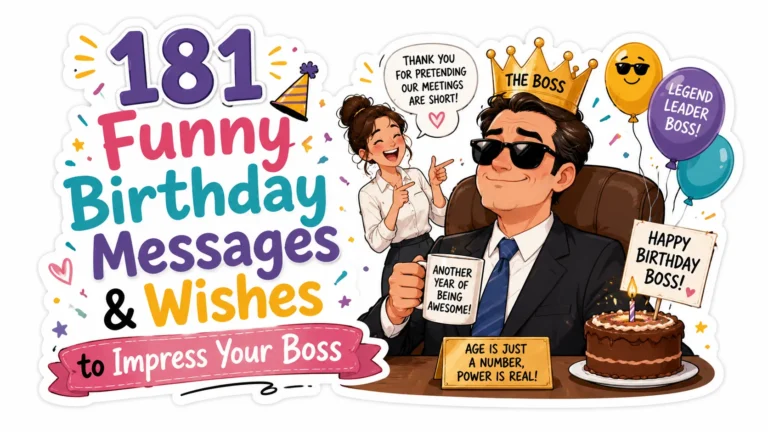 181 Funny Birthday Messages & Wishes to Impress Your Boss