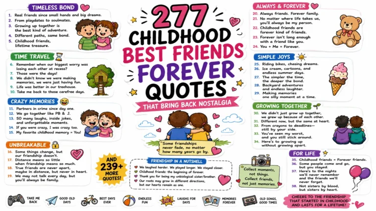 277 Childhood Best Friends Forever Quotes That Bring Back Nostalgia
