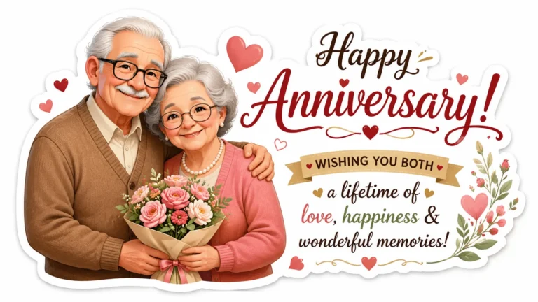 Anniversary Wishes for Elderly Couples