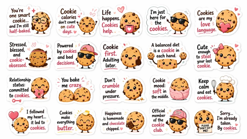 Cute funny cookie quotes