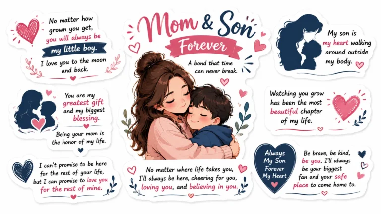 Emotional Mom Son Quotes to Cherish Forever