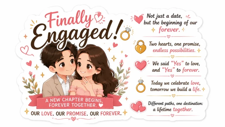 Finally Engaged Quotes Powerful Love Announcement