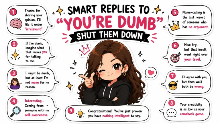Smart Replies to You're Dumb– Shut Them Down