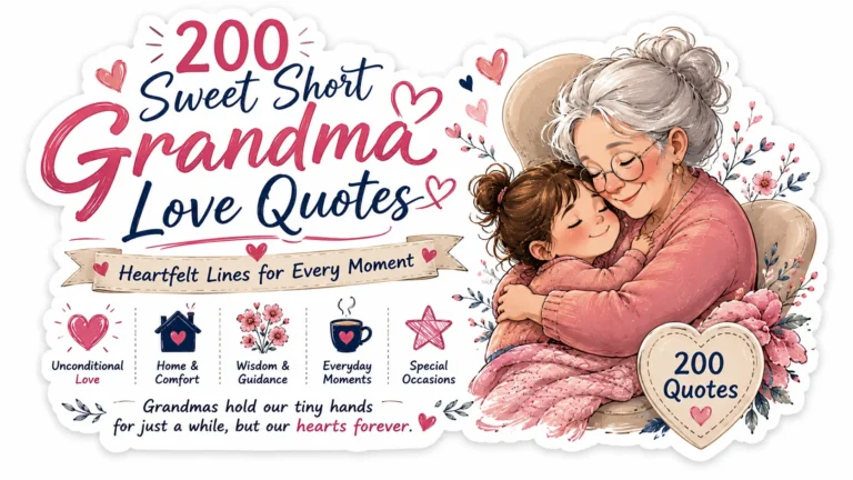 Sweet Short Grandma Love Quotes