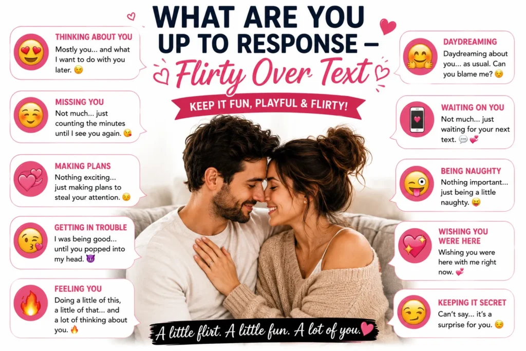 What Are You Up To Response — Flirty Over Text
