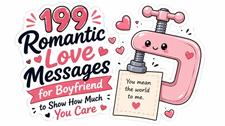 199 Romantic Love Messages for Boyfriend to Show How Much You Care