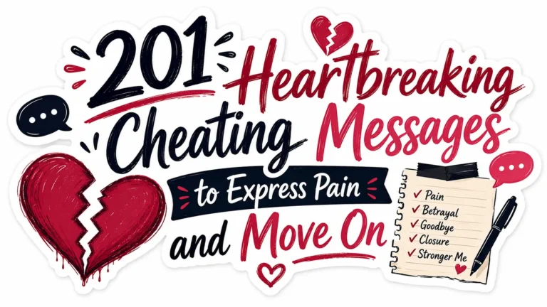 201 Heartbreaking Cheating Messages to Express Pain and Move On