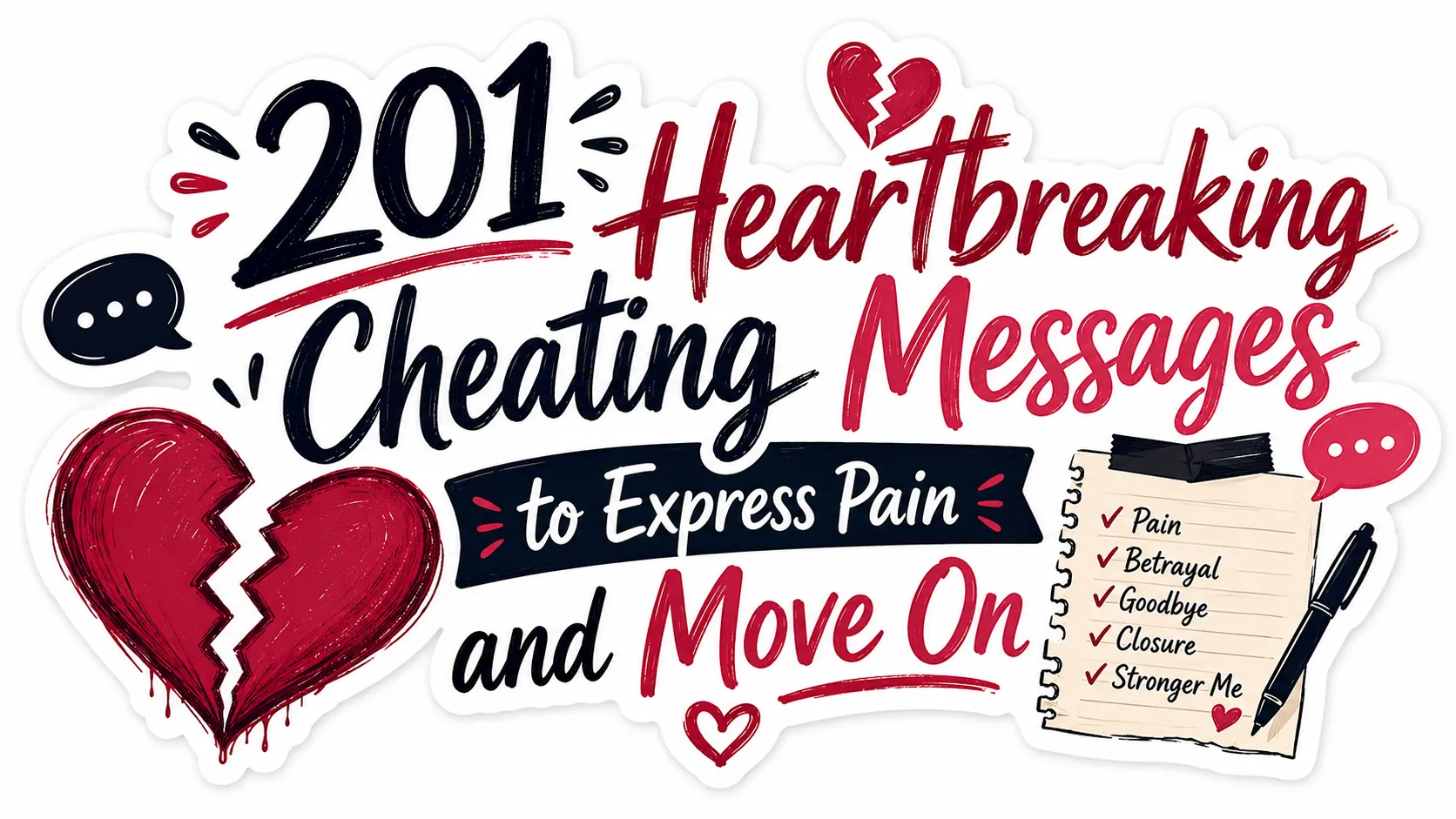201 Heartbreaking Cheating Messages to Express Pain and Move On