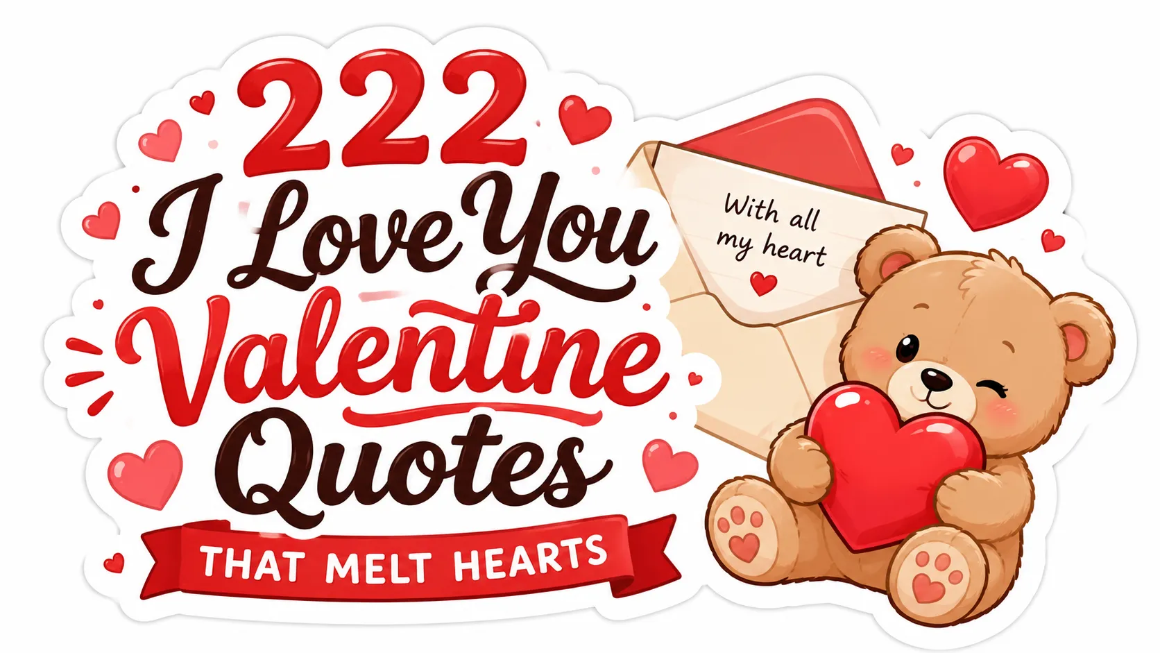 222 I Love You Valentine Quotes That Melt Hearts