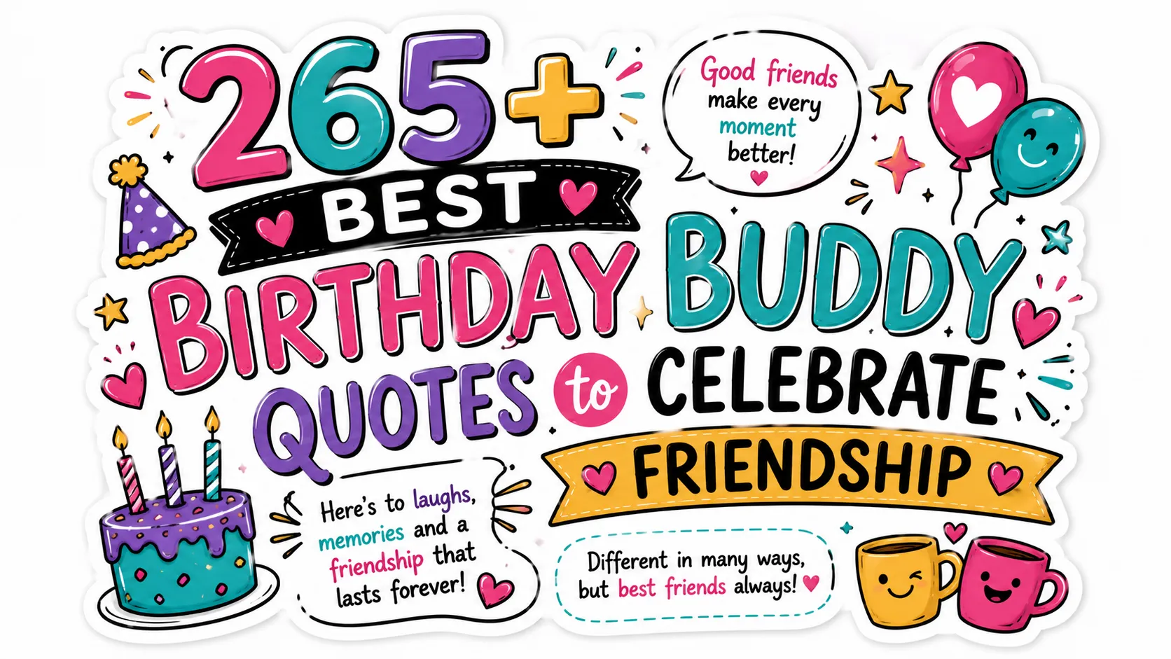 265+ Best Birthday Buddy Quotes to Celebrate Friendship