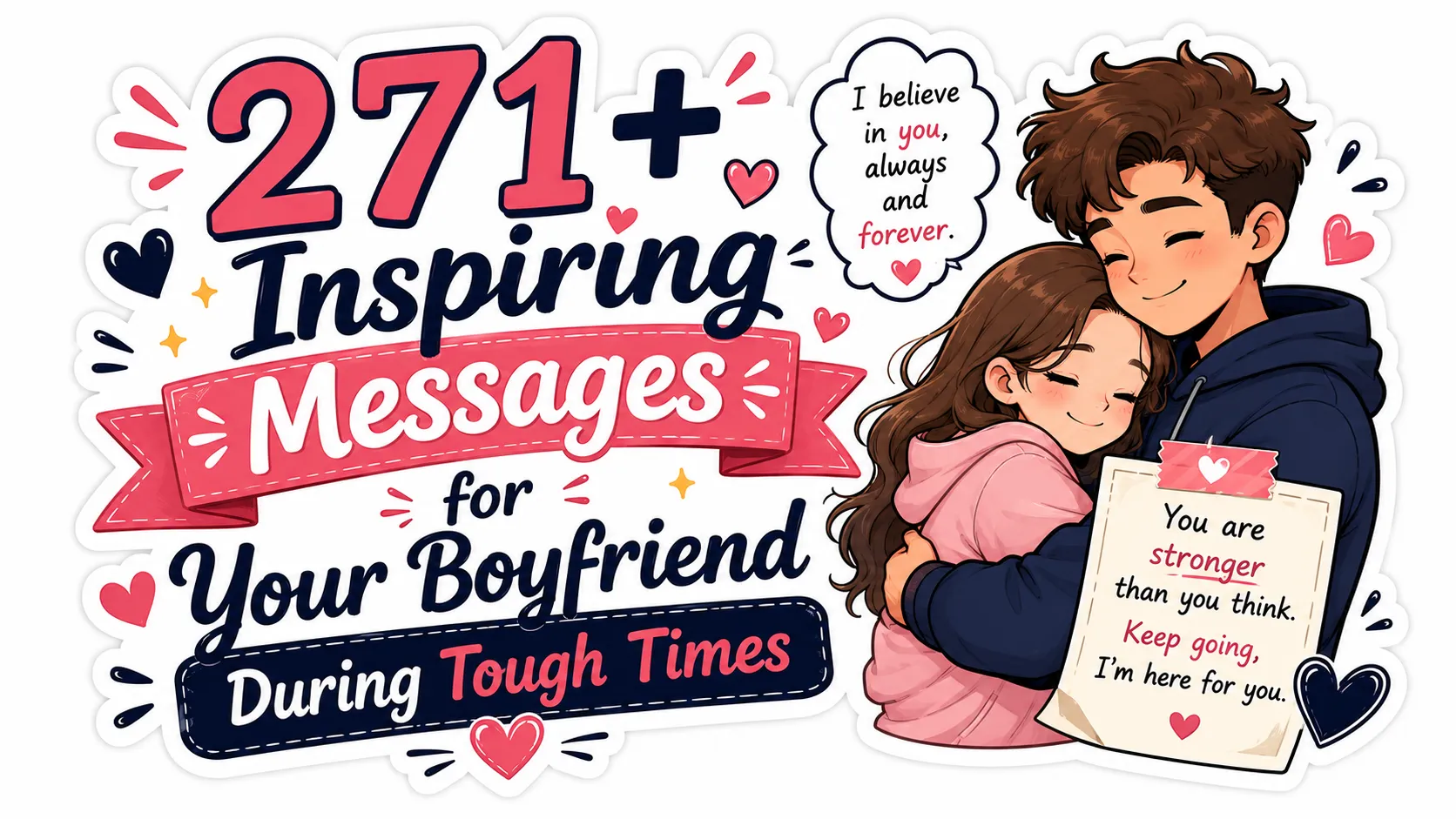271+ Inspiring Messages for Your Boyfriend During Tough Times