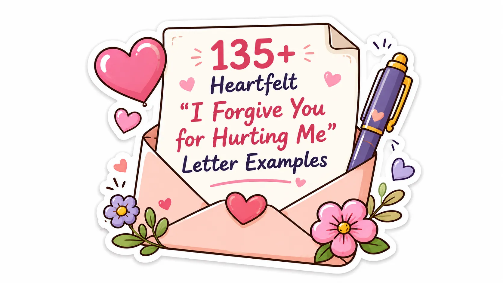 135+ Heartfelt I Forgive You for Hurting Me Letter Examples