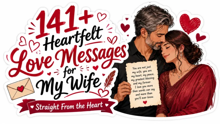 141+ Heartfelt Love Messages for My Wife Straight From the Heart