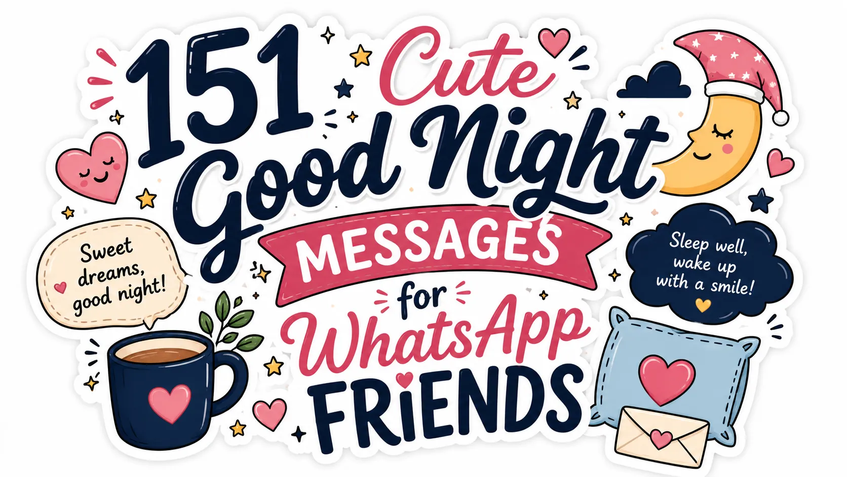 151 Cute Good Night Messages for WhatsApp Friends
