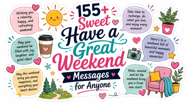 155+ Sweet 'Have a Great Weekend' Messages for Anyone