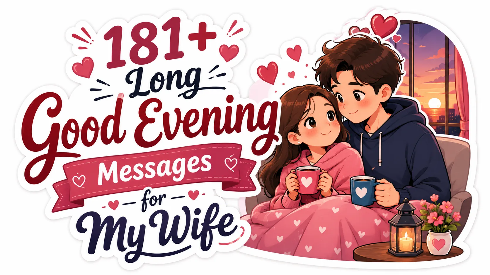 181+ Long Good Evening Messages for My Wife