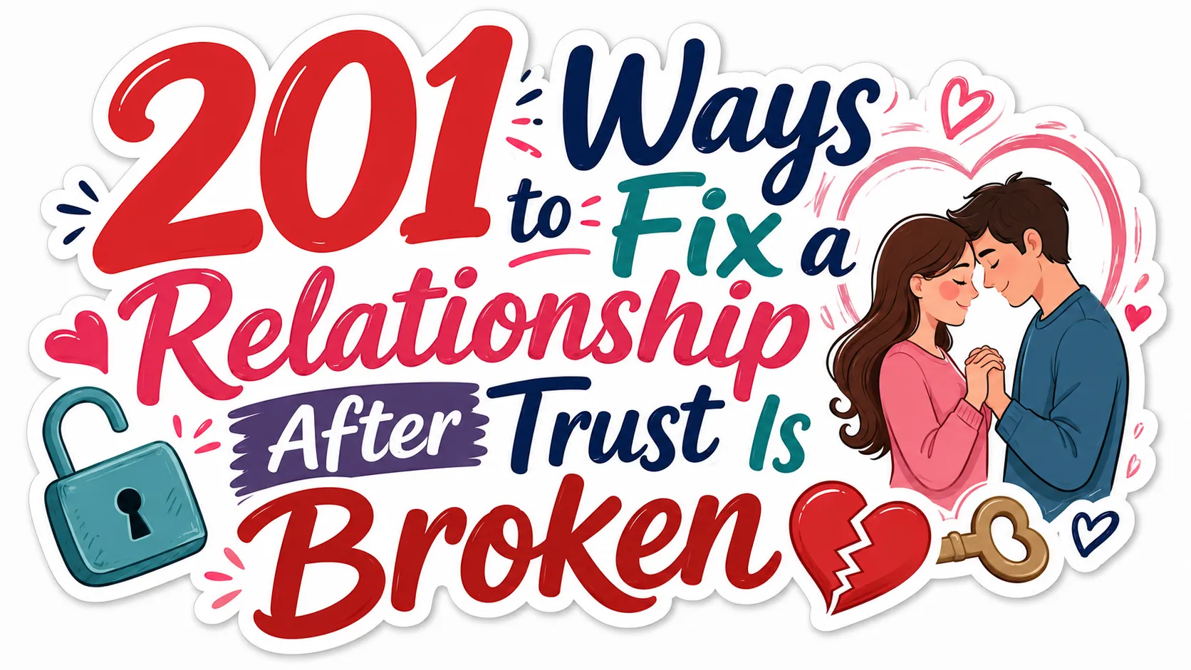 201 Ways to Fix a Relationship After Trust Is Broken