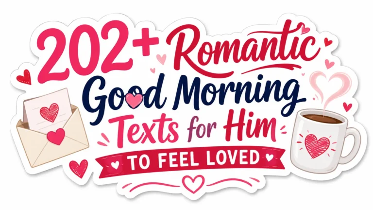 202+ Romantic Good Morning Texts for Him to Feel Loved