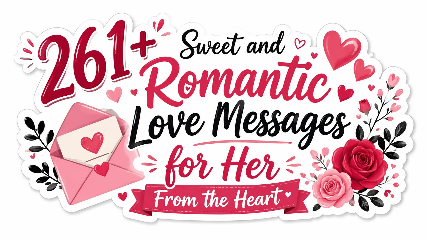 261+ Sweet and Romantic Love Messages for Her From the Heart