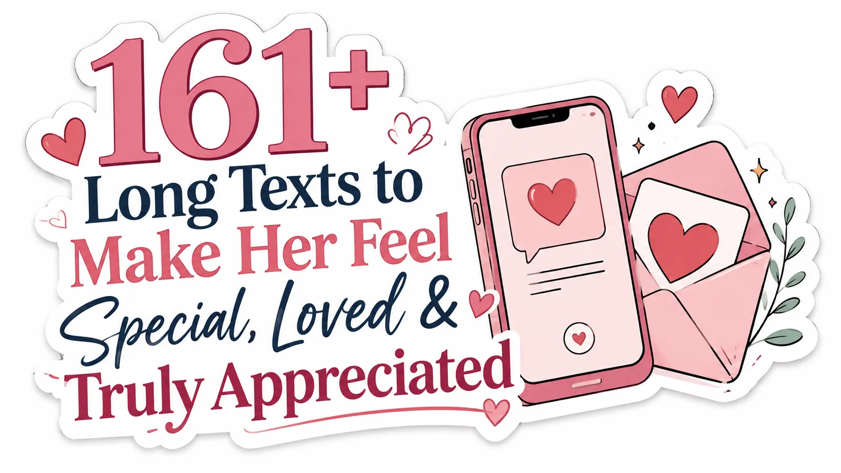 161+ Long Texts to Make Her Feel Special, Loved & Truly Appreciated