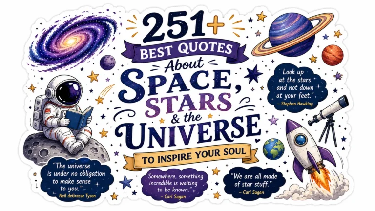 251+ Best Quotes About Space, Stars & the Universe to Inspire Your Soul