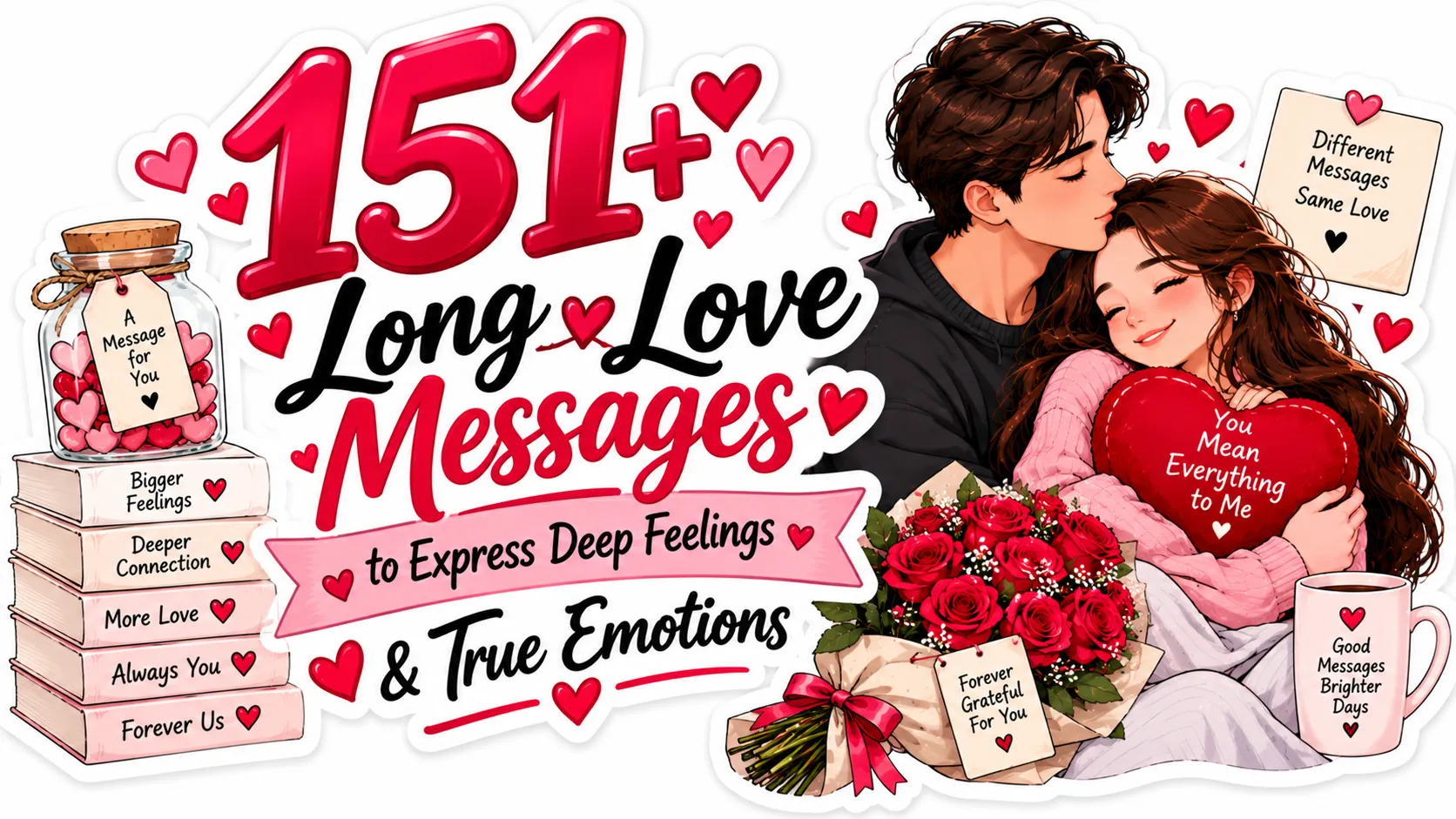 151+ Long Love Messages to Express Deep Feelings & True Emotions