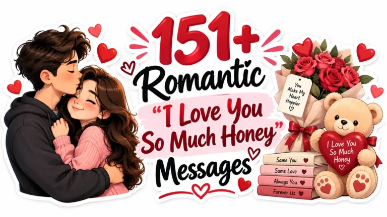 151+ Romantic “I Love You So Much Honey” Messages