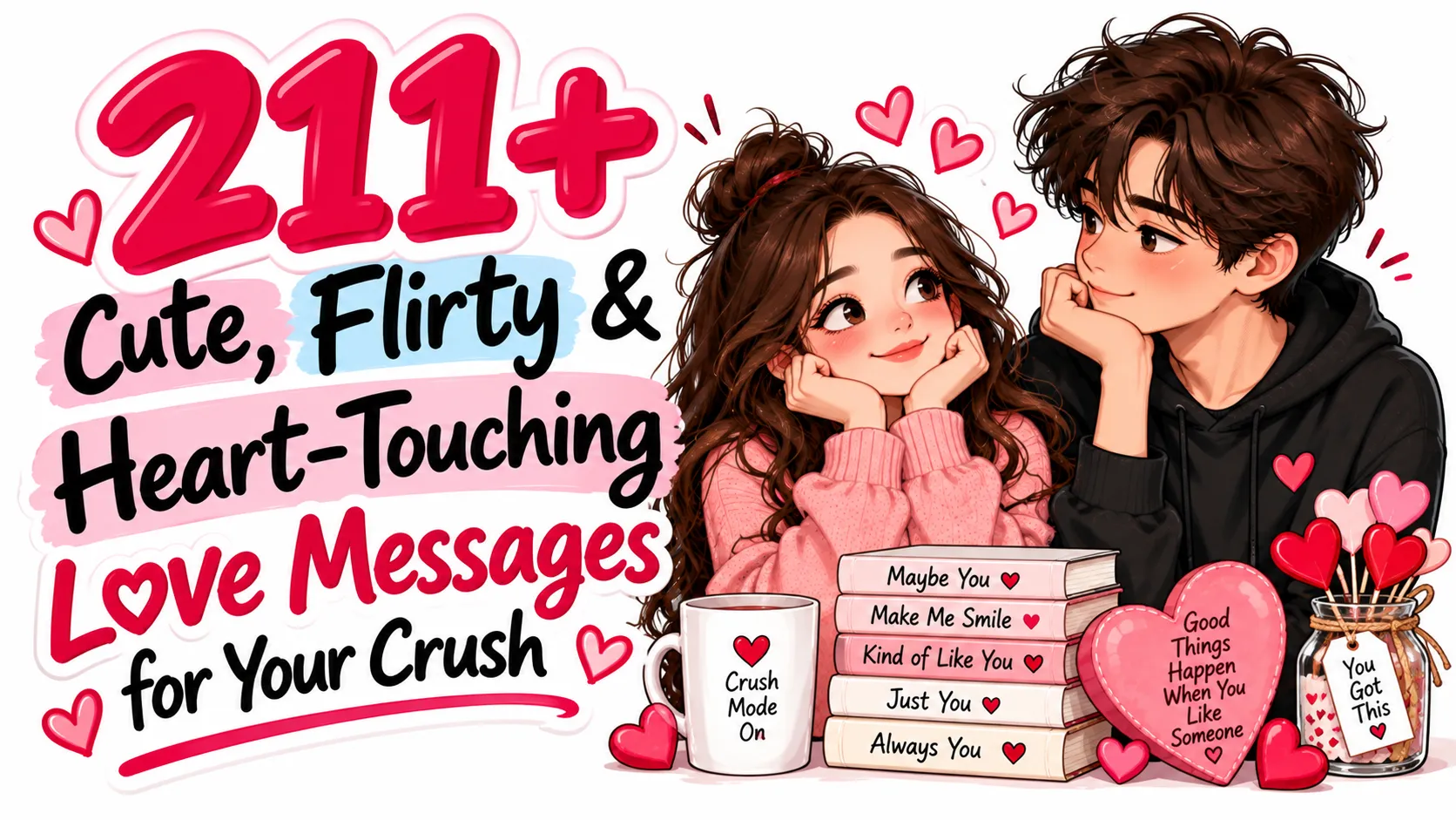 211+ Cute, Flirty & Heart-Touching Love Messages for Your Crush
