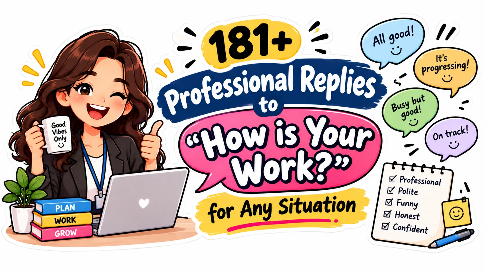 181+ Professional Replies to “How is Your Work” for Any Situation